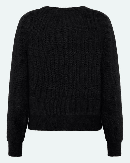 Black KORA CARDIGAN 9965 קרדיגן MINIMUM