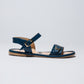 Light Gray סנדלי עור לנשים Pardes Slides LAX