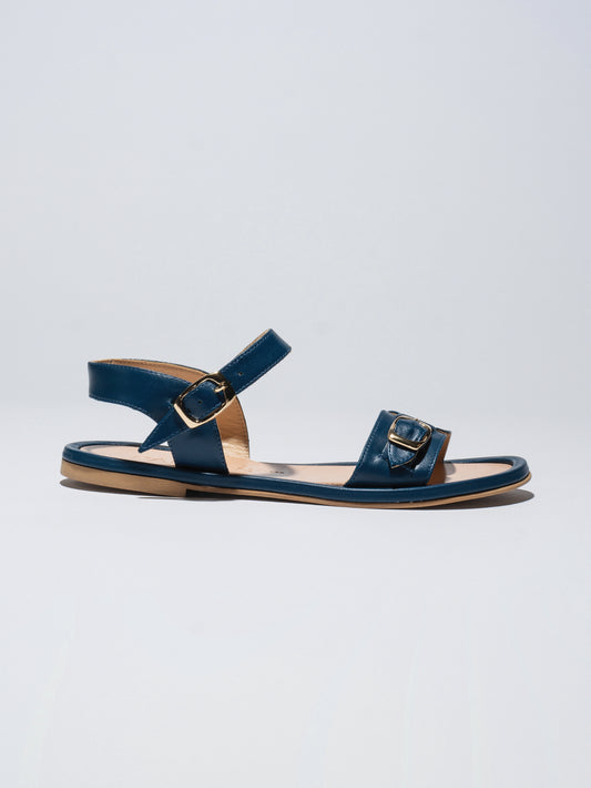 Light Gray סנדלי עור לנשים Pardes Slides LAX