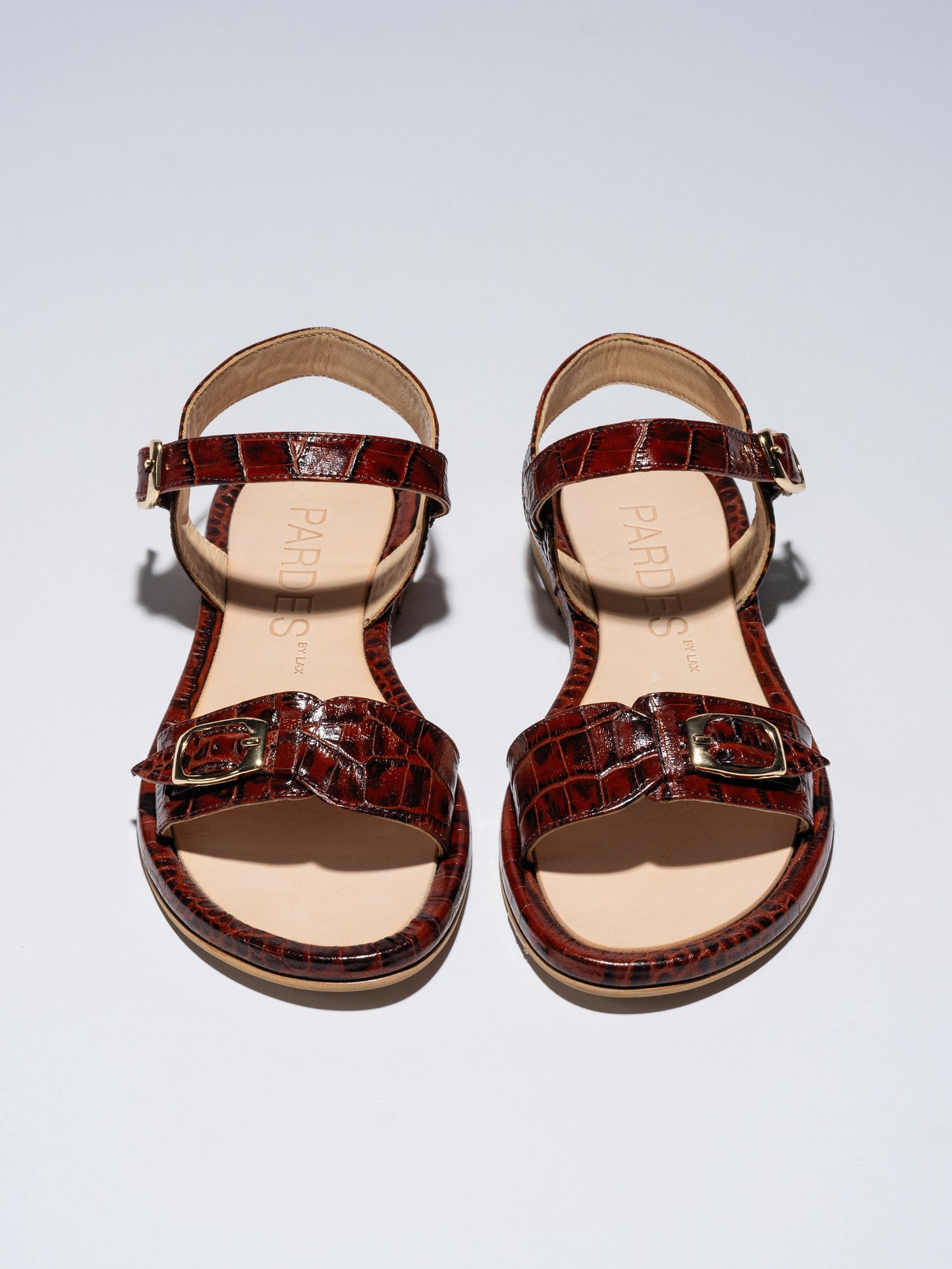 Lavender סנדלי עור לנשים Pardes Slides LAX