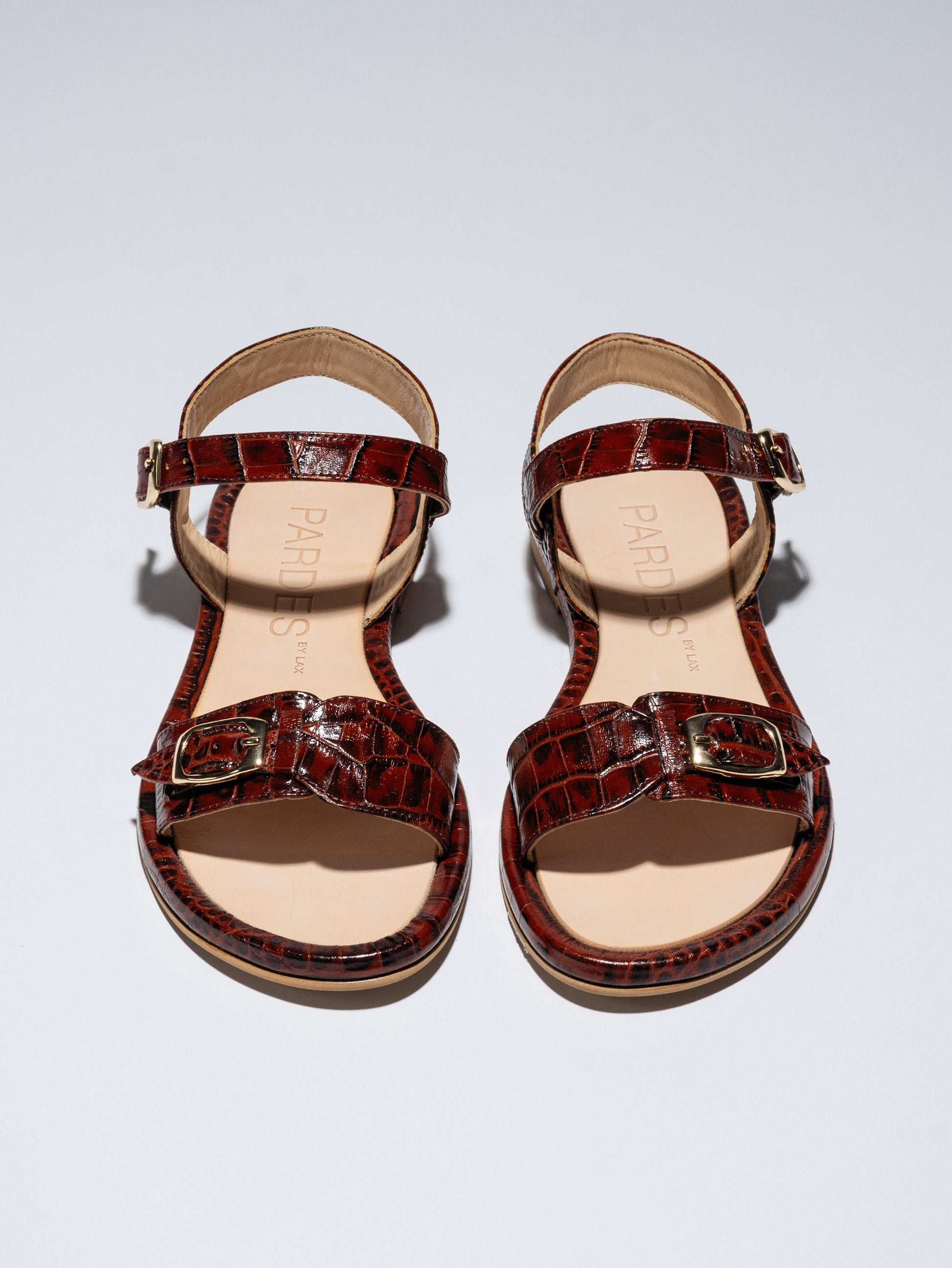 Lavender סנדלי עור לנשים Pardes Slides LAX