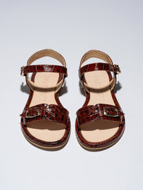 Lavender סנדלי עור לנשים Pardes Slides LAX