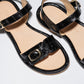 Lavender סנדלי עור לנשים Pardes Slides LAX
