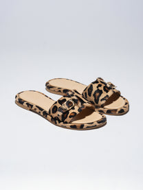 Lavender כפכפי עור לנשים Pardes Slides LAX