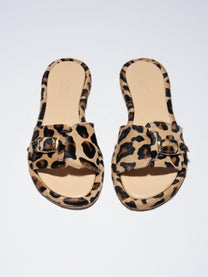Lavender כפכפי עור לנשים Pardes Slides LAX