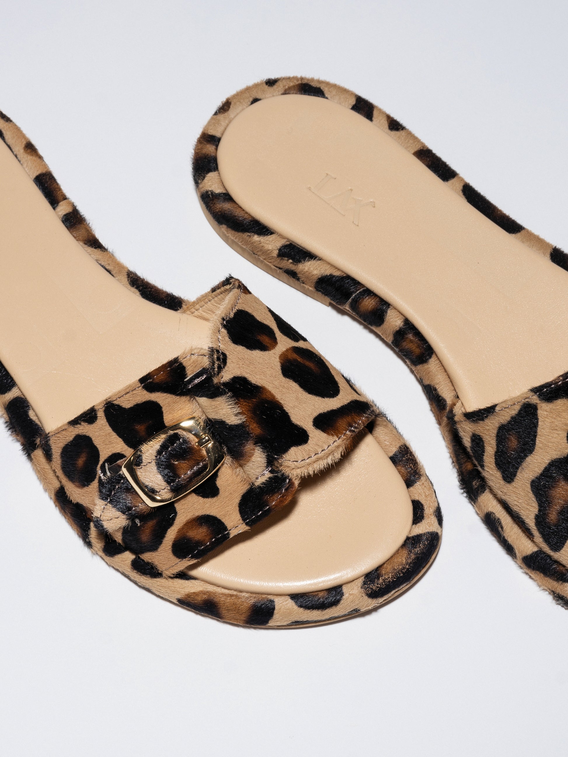Lavender כפכפי עור לנשים Pardes Slides LAX