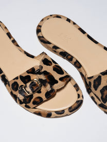 Lavender כפכפי עור לנשים Pardes Slides LAX