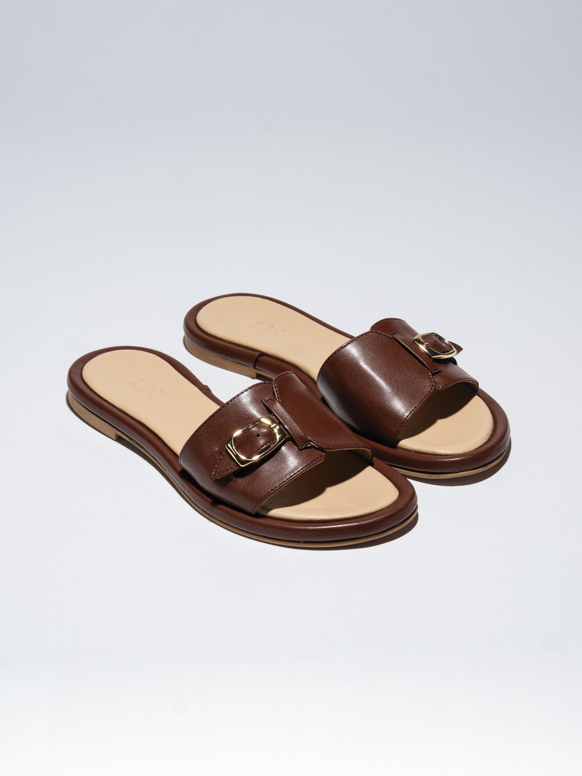 Lavender כפכפי עור לנשים Pardes Slides LAX
