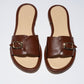 Lavender כפכפי עור לנשים Pardes Slides LAX