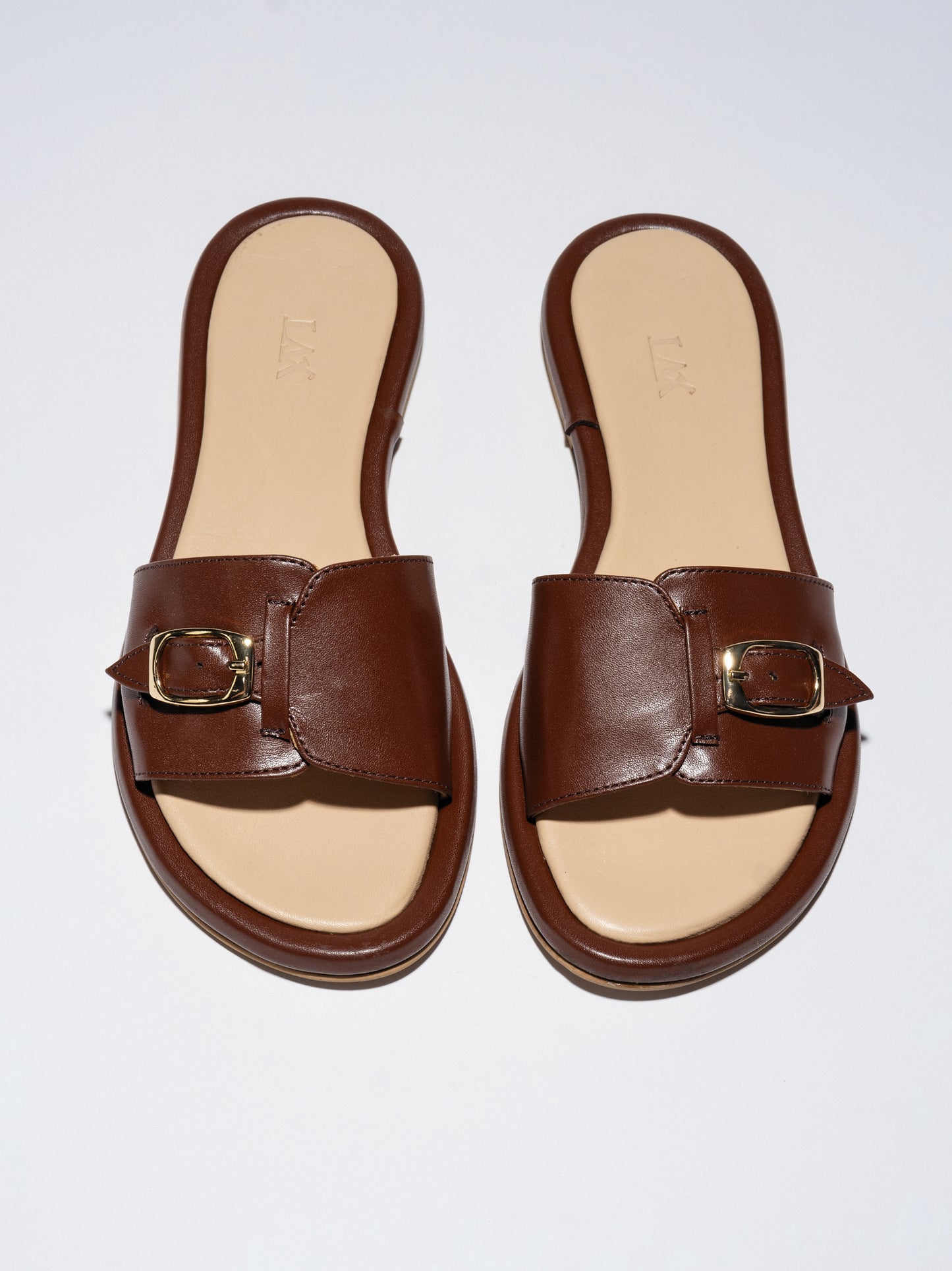 Lavender כפכפי עור לנשים Pardes Slides LAX