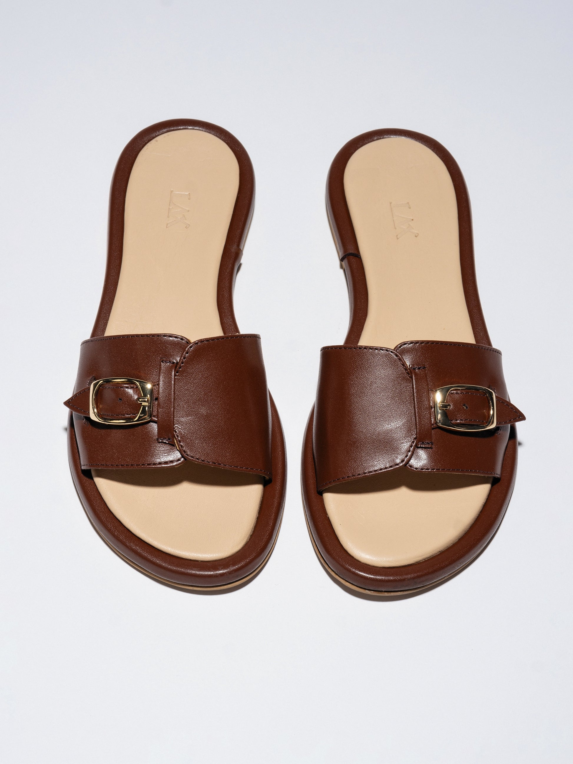 Lavender כפכפי עור לנשים Pardes Slides LAX