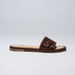 Lavender כפכפי עור לנשים Pardes Slides LAX