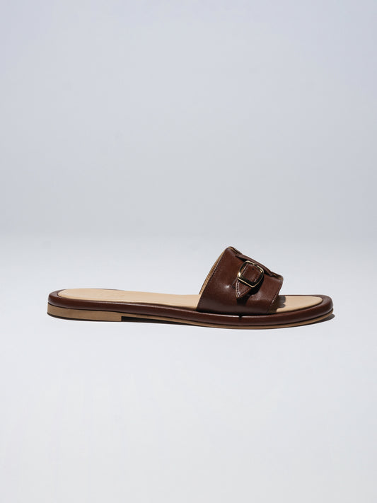 Lavender כפכפי עור לנשים Pardes Slides LAX