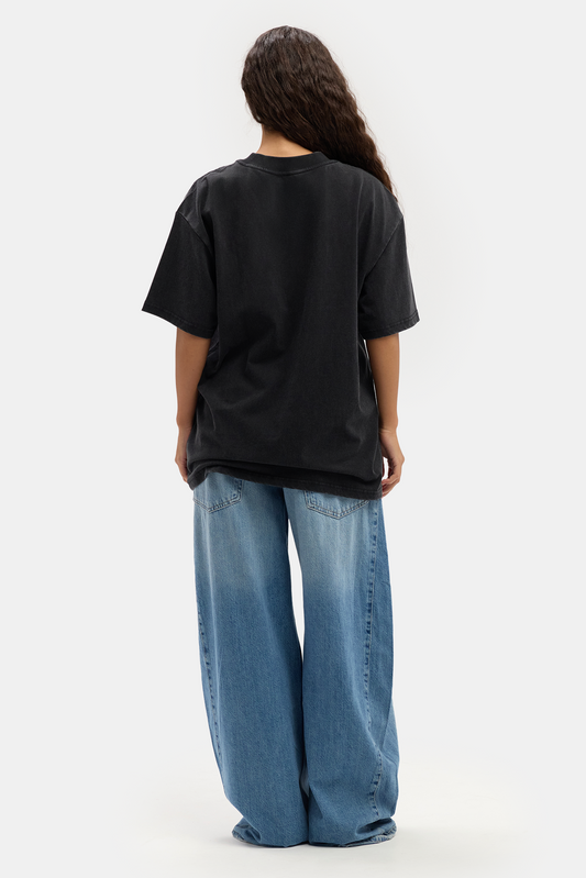 Lavender טי שירט קצרה לגברים / נשים LO TOV LI BEBER & CO