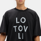 Black טי שירט קצרה לגברים / נשים LO TOV LI BEBER & CO