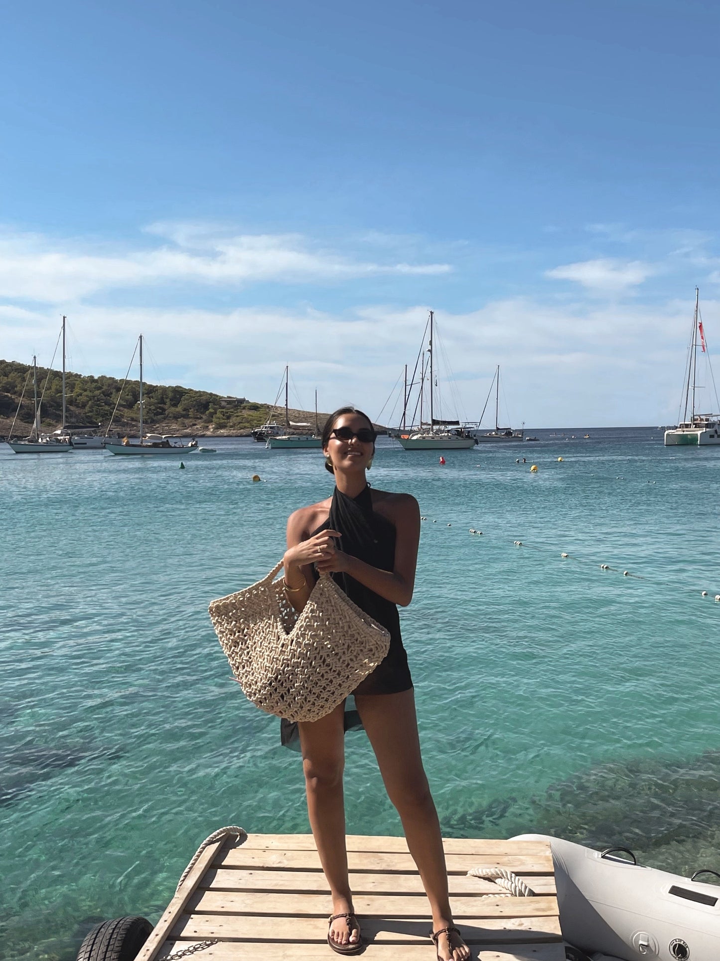 Cadet Blue תיק צד Large Elia NOAM HAZAN