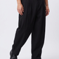 Black מכנסי פשתן לגברים Obey Foster Pleated Linen OBEY