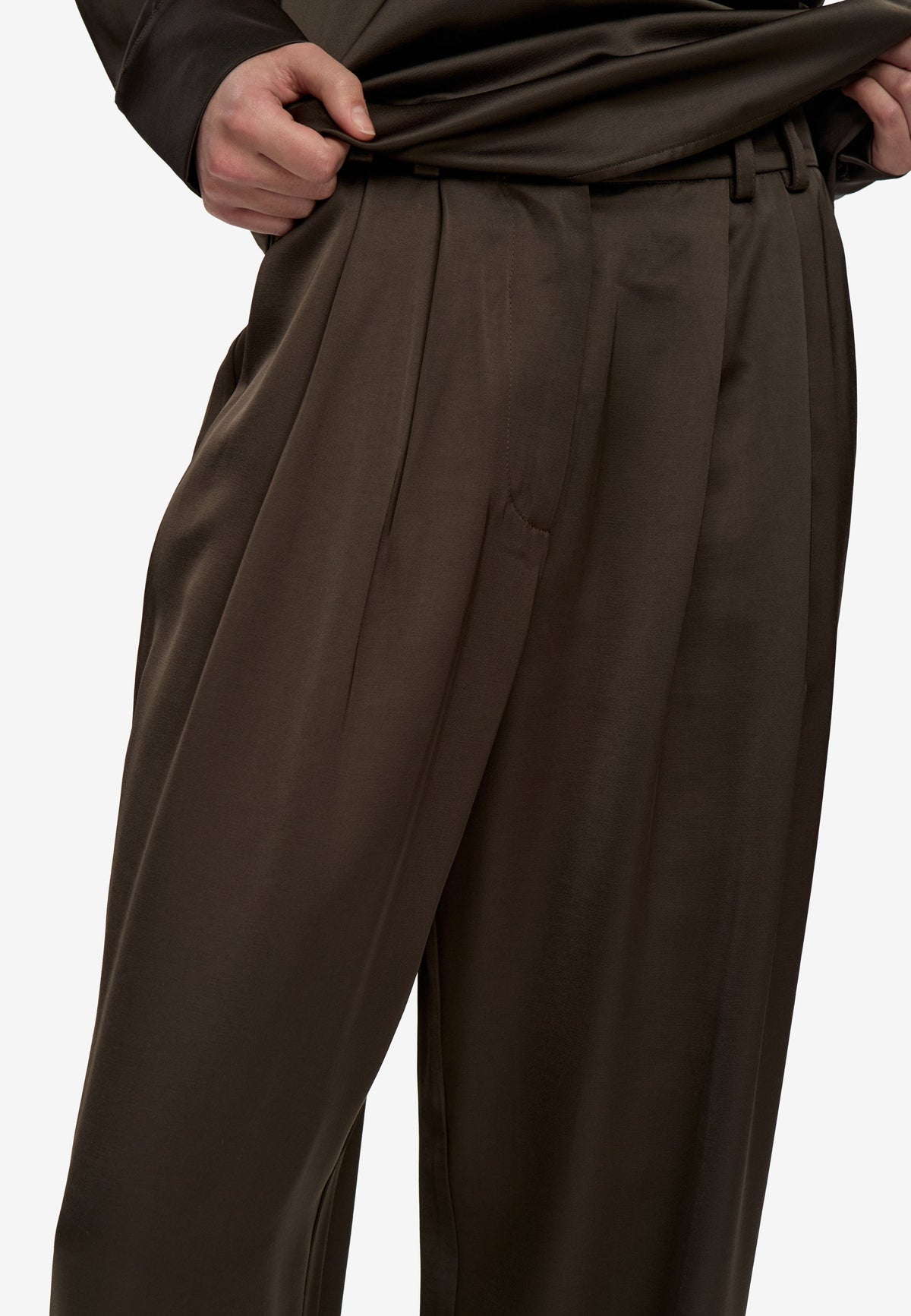 Black LUNAY PANTS 4482 מכנסיים ארוכים MINIMUM