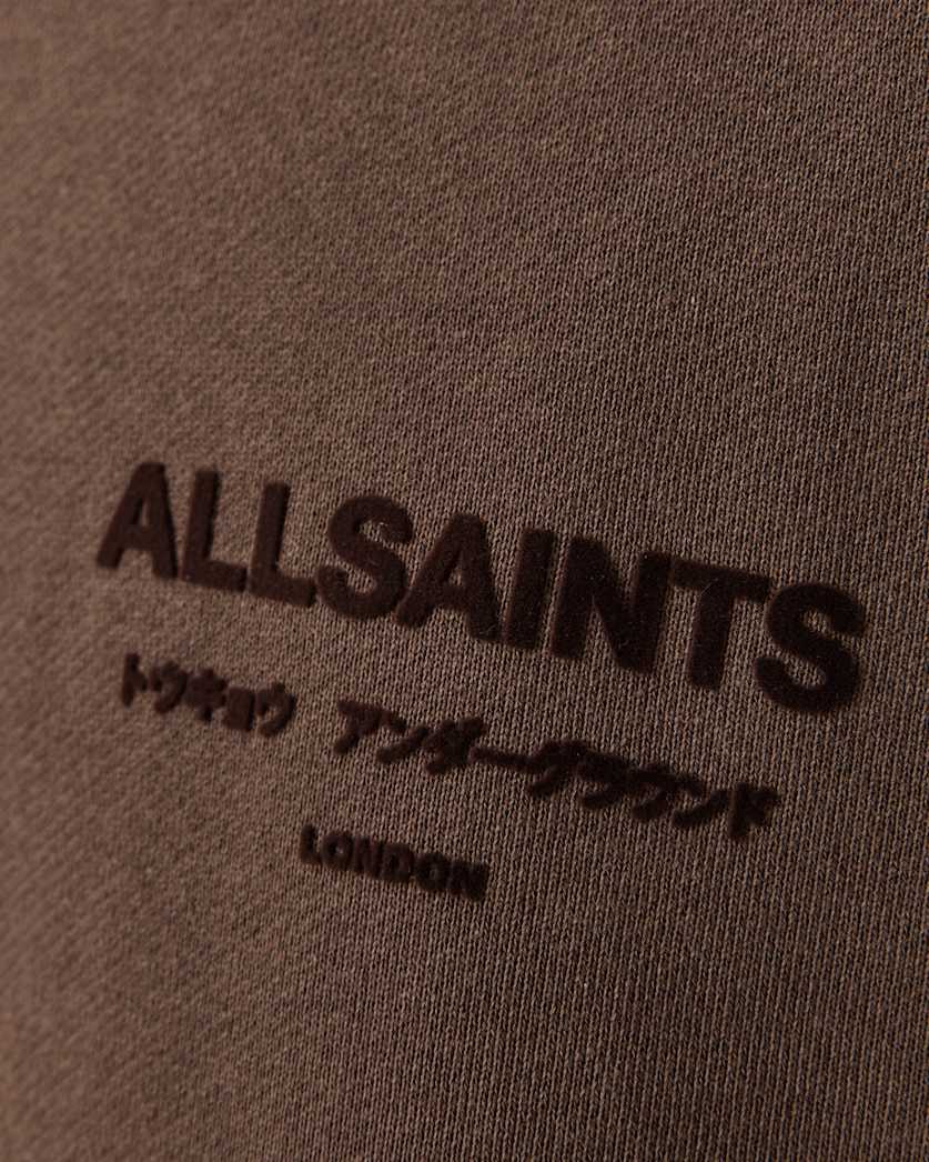Dark Olive Green סווטשירט צווארון עגול לגברים Xander ALLSAINTS