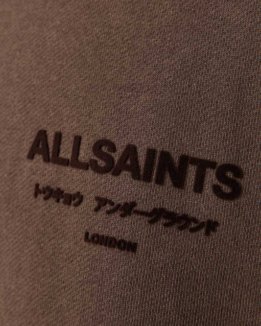 Dark Olive Green סווטשירט צווארון עגול לגברים Xander ALLSAINTS