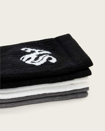 Black מארז 3 זוגות גרביים Gothic ALLSAINTS