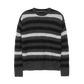 Dark Slate Gray Sammie סוודר פסים לגברים ALLSAINTS