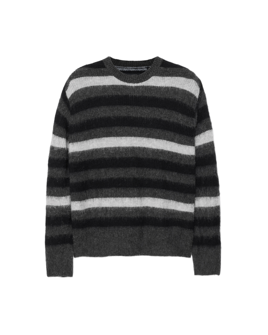 Dark Slate Gray Sammie סוודר פסים לגברים ALLSAINTS