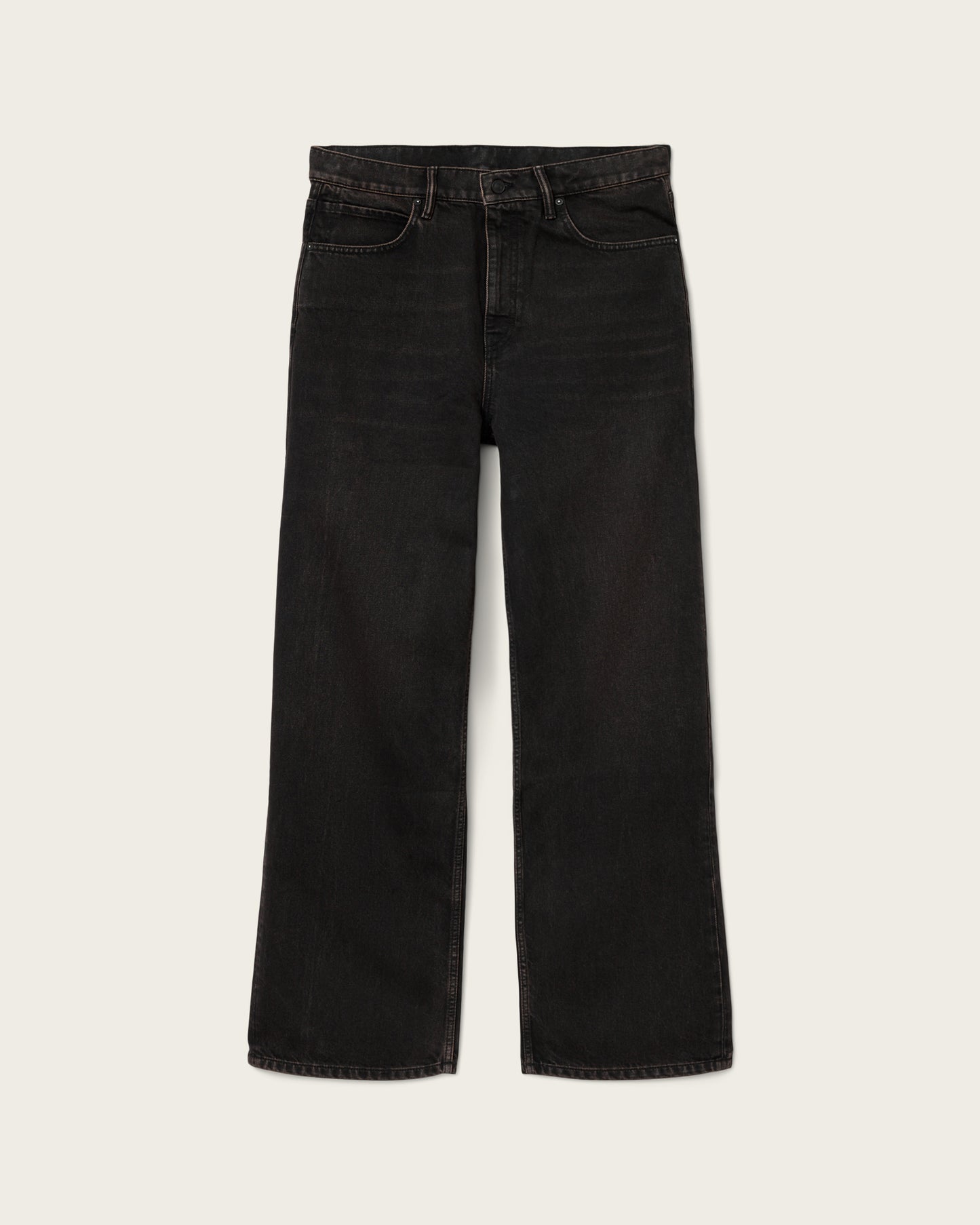 Black ג'ינס ארוך לגברים Lenny - Wide Fit ALLSAINTS