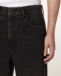 Black ג'ינס ארוך לגברים Lenny - Wide Fit ALLSAINTS