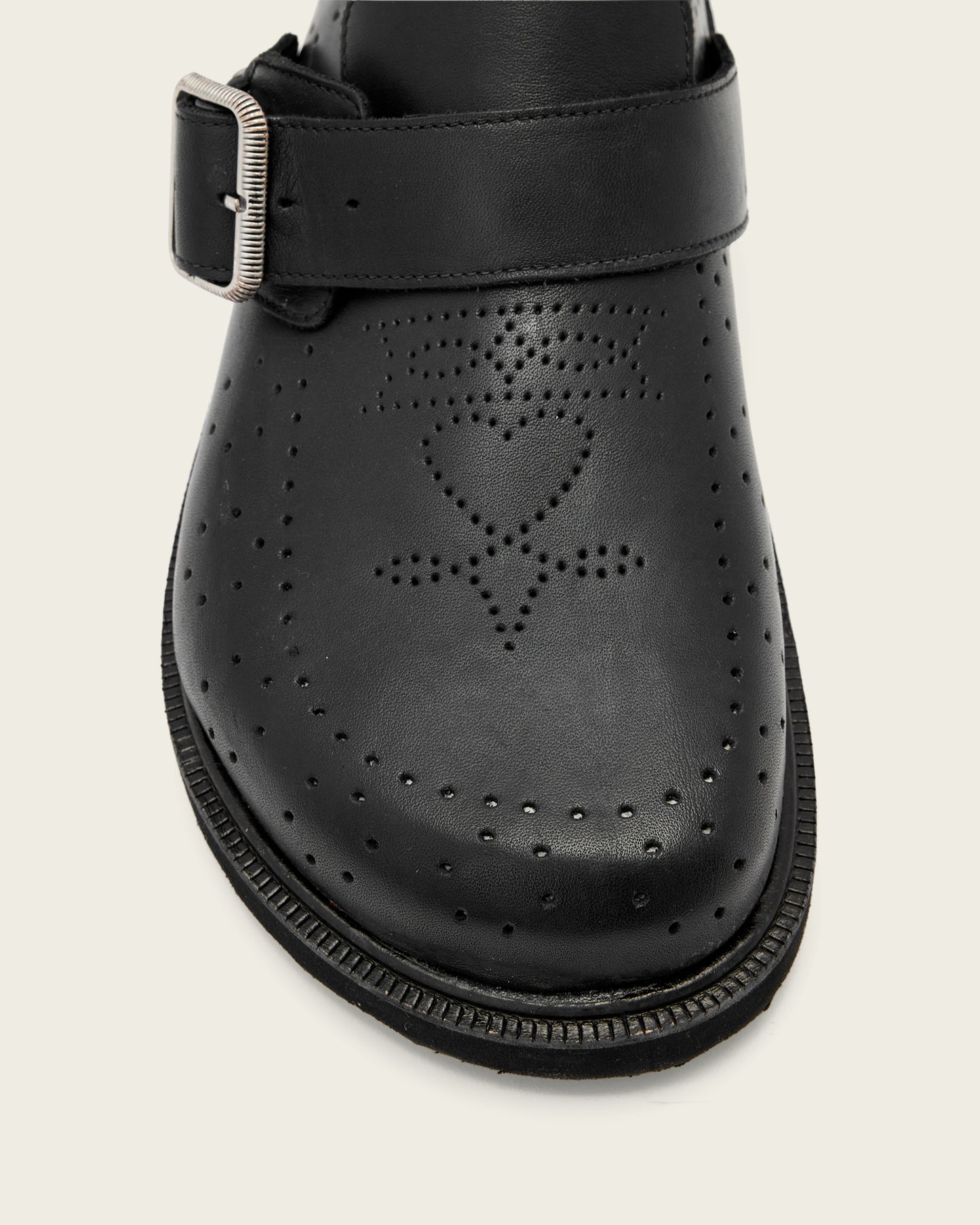 Dark Slate Gray כפכפי עור סגורים לגברים Randal ALLSAINTS
