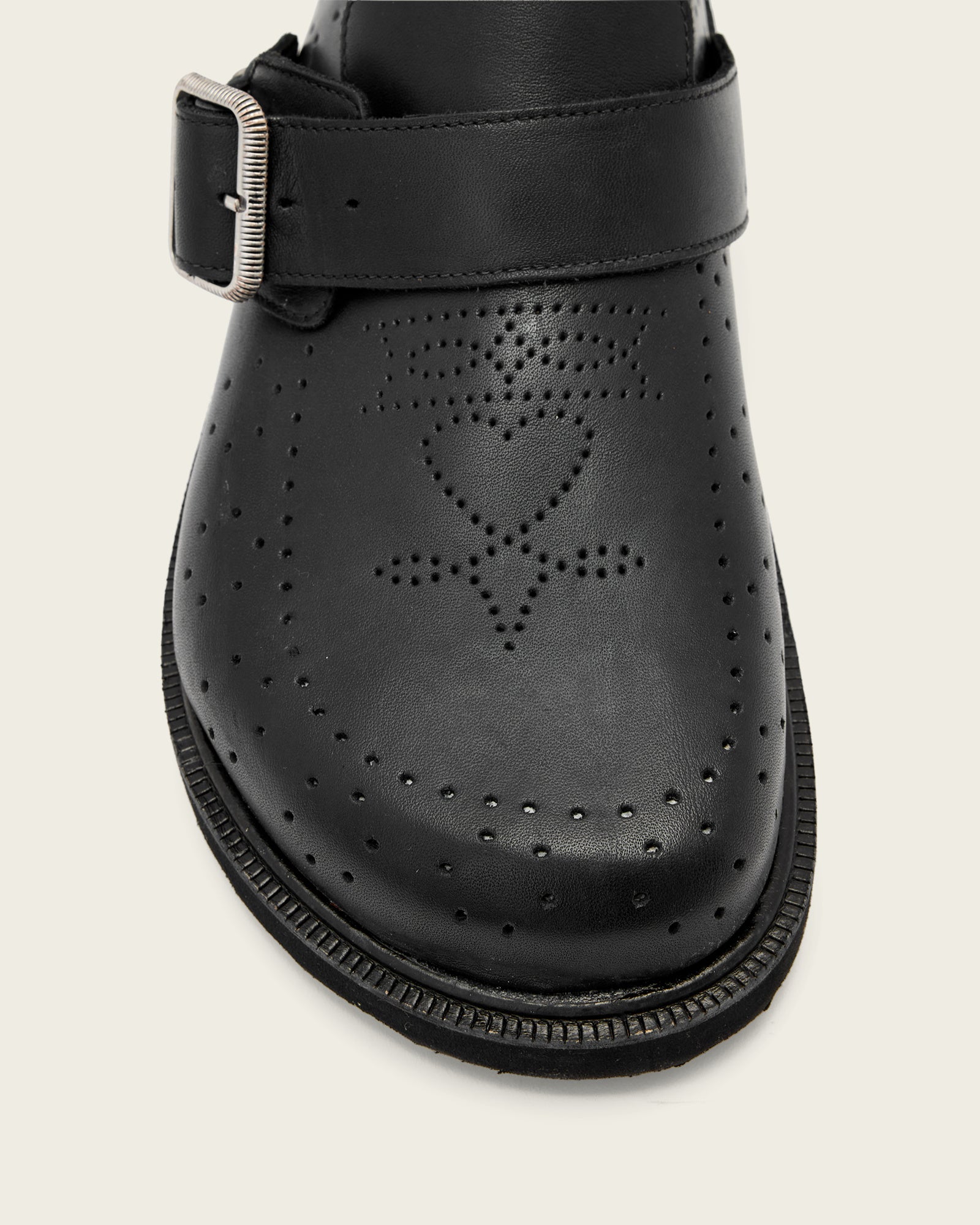 Dark Slate Gray כפכפי עור סגורים לגברים Randal ALLSAINTS