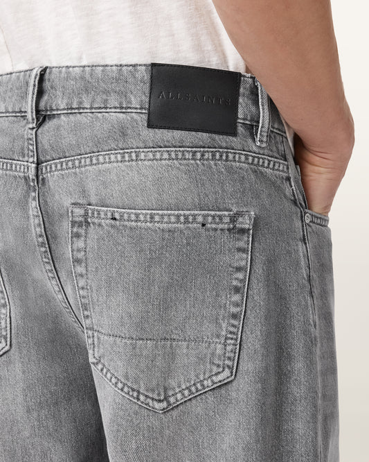 Light Slate Gray ג'ינס ארוך לגברים Curve - Barrel Fit ALLSAINTS