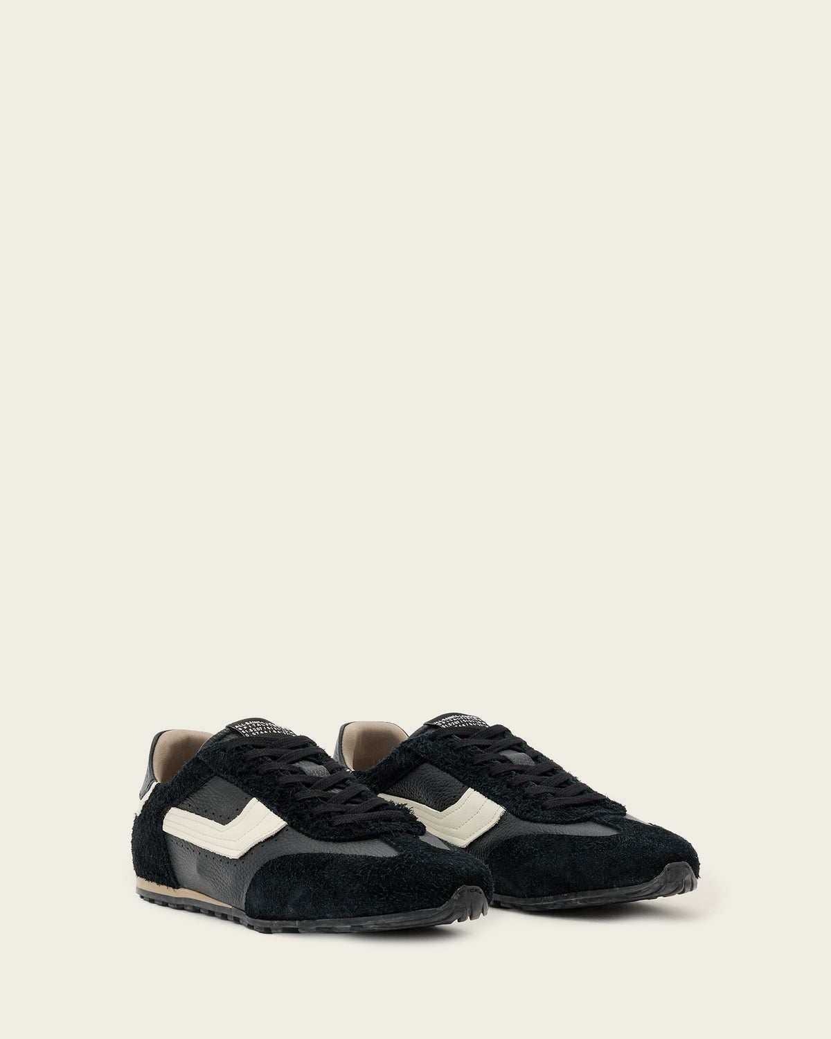 Black סניקרס לגברים Liam Hex Low Top ALLSAINTS