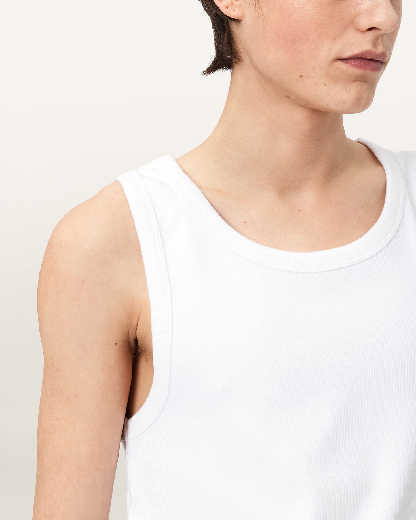 White Smoke גופיה לגברים Axel Vest ALLSAINTS