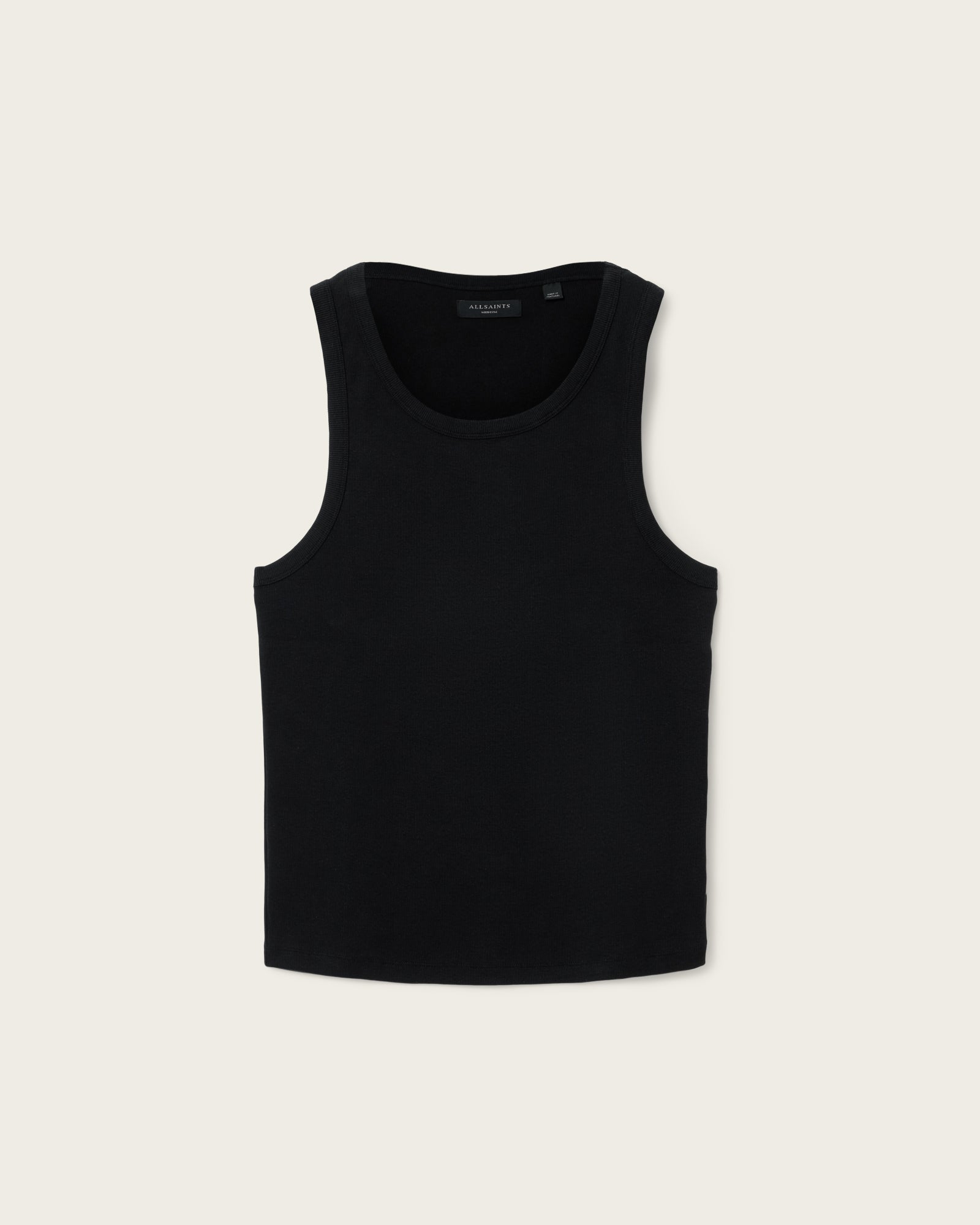 Black גופיה לגברים Axel Vest ALLSAINTS