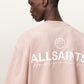 Seashell טי שירט קצרה לגברים Emblem SS Crew ALLSAINTS