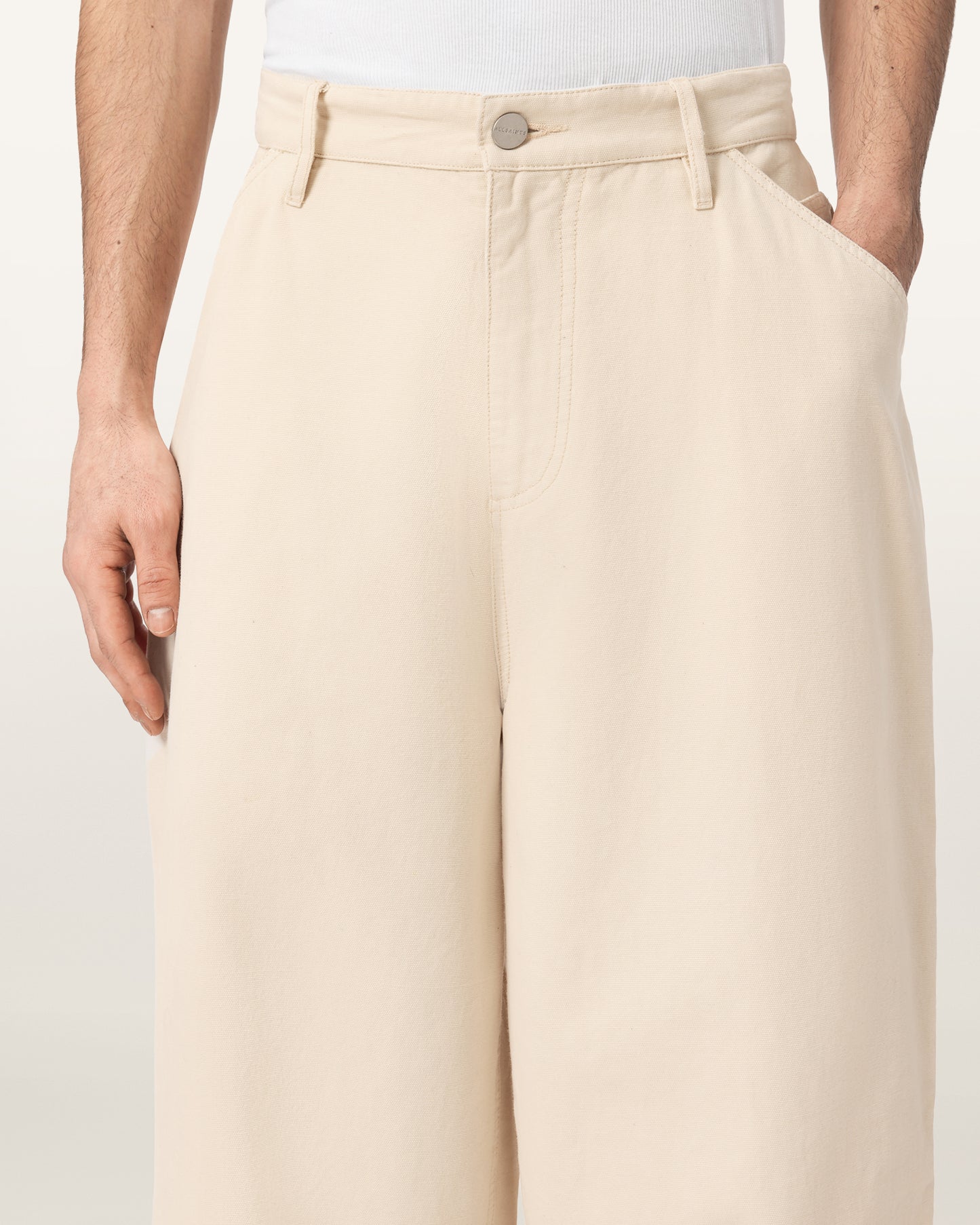 Light Gray מכנסיים ארוכים לגברים Jackson Trouser ALLSAINTS