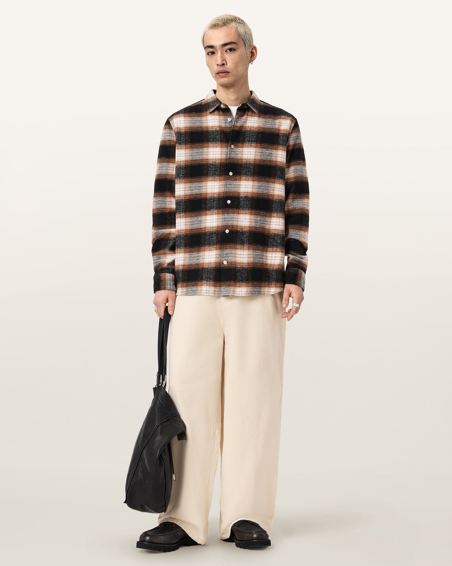 Seashell מכנסיים ארוכים לגברים Jackson Trouser ALLSAINTS