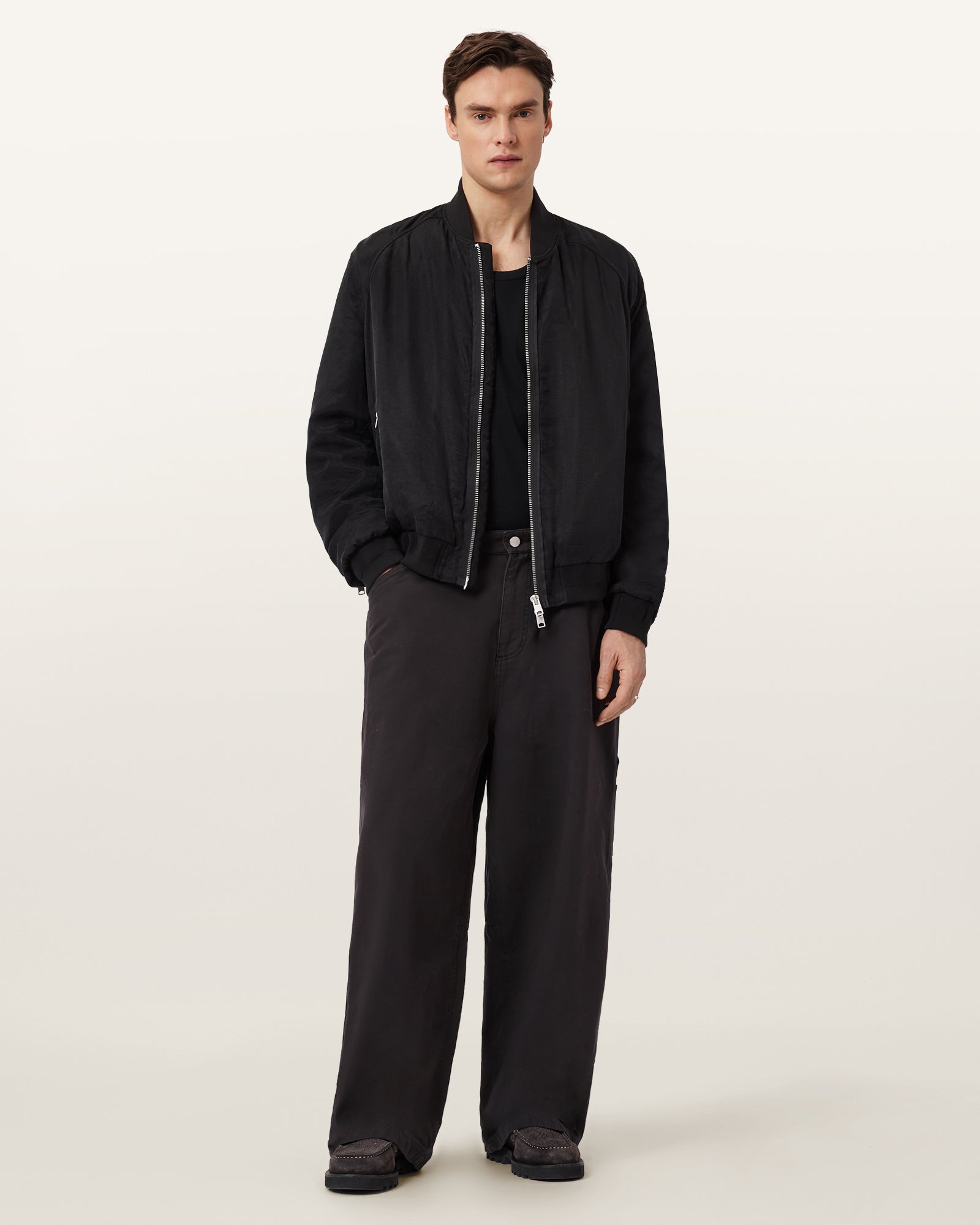 Seashell מכנסיים ארוכים לגברים Jackson Trouser ALLSAINTS