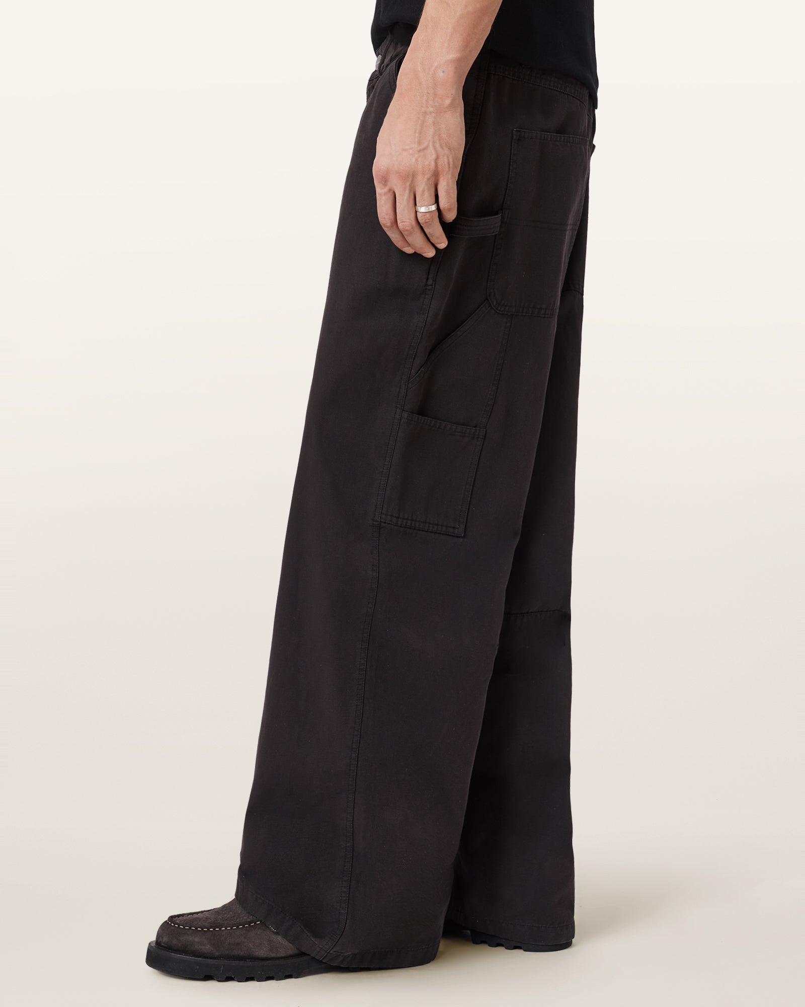 Seashell מכנסיים ארוכים לגברים Jackson Trouser ALLSAINTS