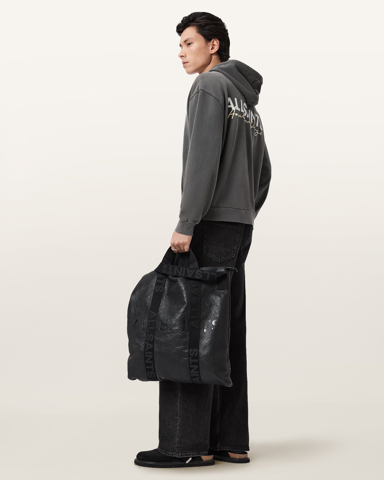 Seashell קפוצ'ון לגברים Emblem Oth Hoody ALLSAINTS