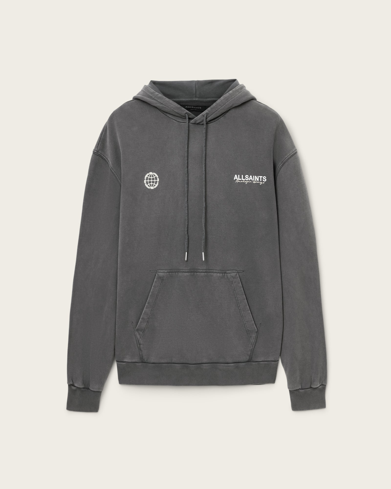 Dim Gray קפוצ'ון לגברים Emblem Oth Hoody ALLSAINTS
