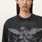 Dark Slate Gray טי שירט קצרה לגברים Aeterna Ss Crew ALLSAINTS