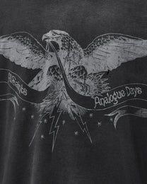 Dark Slate Gray טי שירט קצרה לגברים Aeterna Ss Crew ALLSAINTS