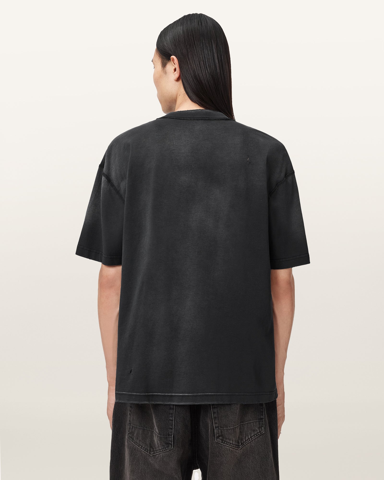 Seashell טי שירט קצרה לגברים Aeterna Ss Crew ALLSAINTS