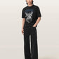 Light Gray טי שירט קצרה עם הדפס גרפי לגברים Seraph ALLSAINTS