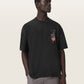 Dark Slate Gray טי שירט קצרה לגברים Scimitar ALLSAINTS