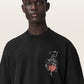 Black טי שירט קצרה לגברים Scimitar ALLSAINTS