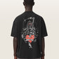 Dark Slate Gray טי שירט קצרה לגברים Scimitar ALLSAINTS