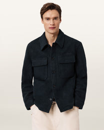 Seashell ג'קט לגברים Cayson Wool ALLSAINTS
